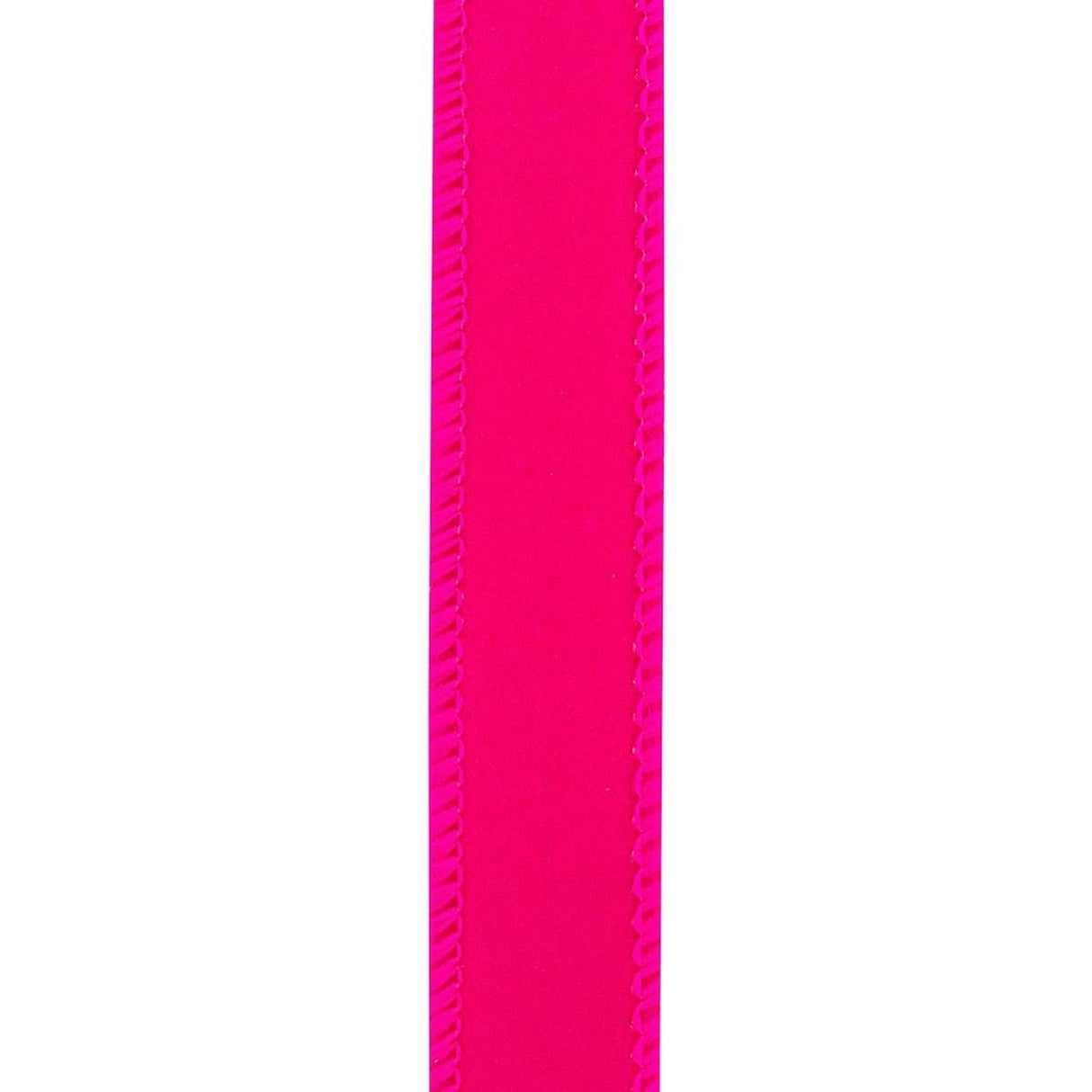 1" Velvet Fuzz Ribbon: Fuchsia (10 Yards)