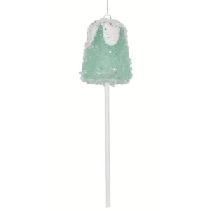 10" Green Gumdrop Lollipop Ornament (Set of 3)