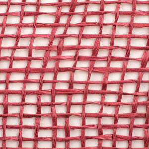 10" Poly Burlap Mesh Ribbon: Cranberry Red