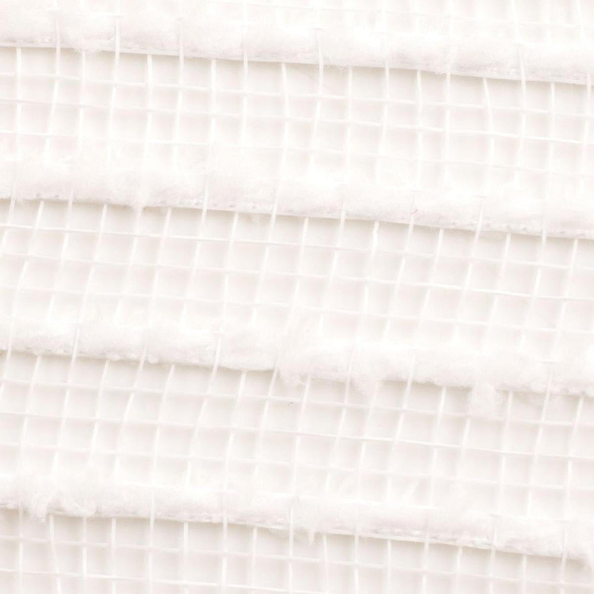 10" White Snowdrift Cotton Ball Mesh Ribbon