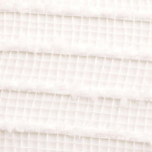 10" White Snowdrift Cotton Ball Mesh Ribbon