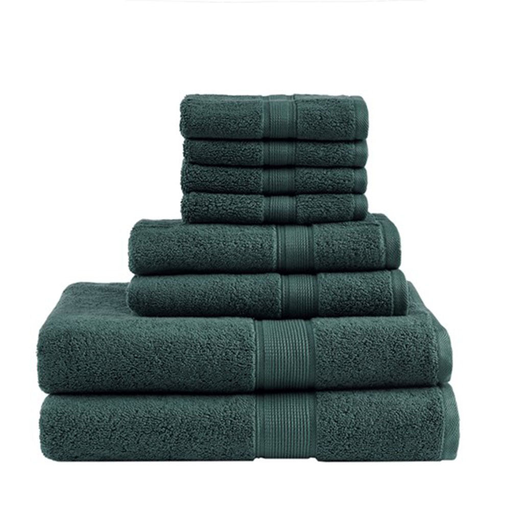 100% cotton 8 piece antimicrobial towel set - Tuesday Morning - Bath Towels