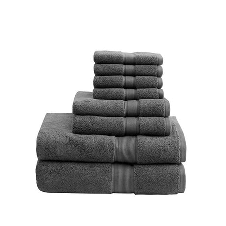 100% cotton 8 piece antimicrobial towel set - Tuesday Morning - Bath Towels
