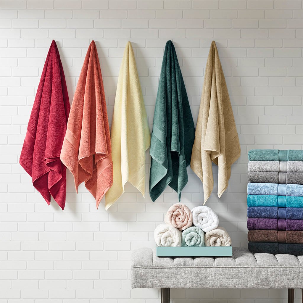 100% cotton 8 piece antimicrobial towel set - Tuesday Morning - Bath Towels