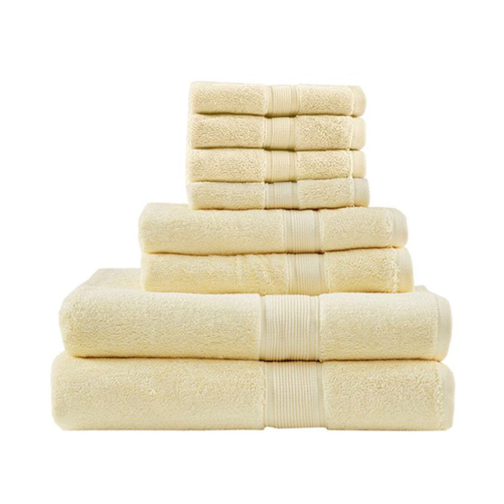 100% cotton 8 piece antimicrobial towel set - Tuesday Morning - Bath Towels