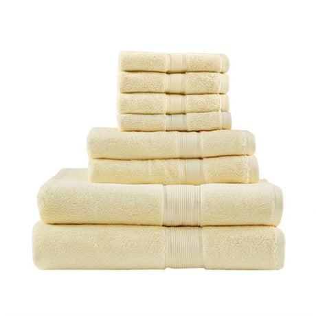 100% cotton 8 piece antimicrobial towel set - Tuesday Morning - Bath Towels