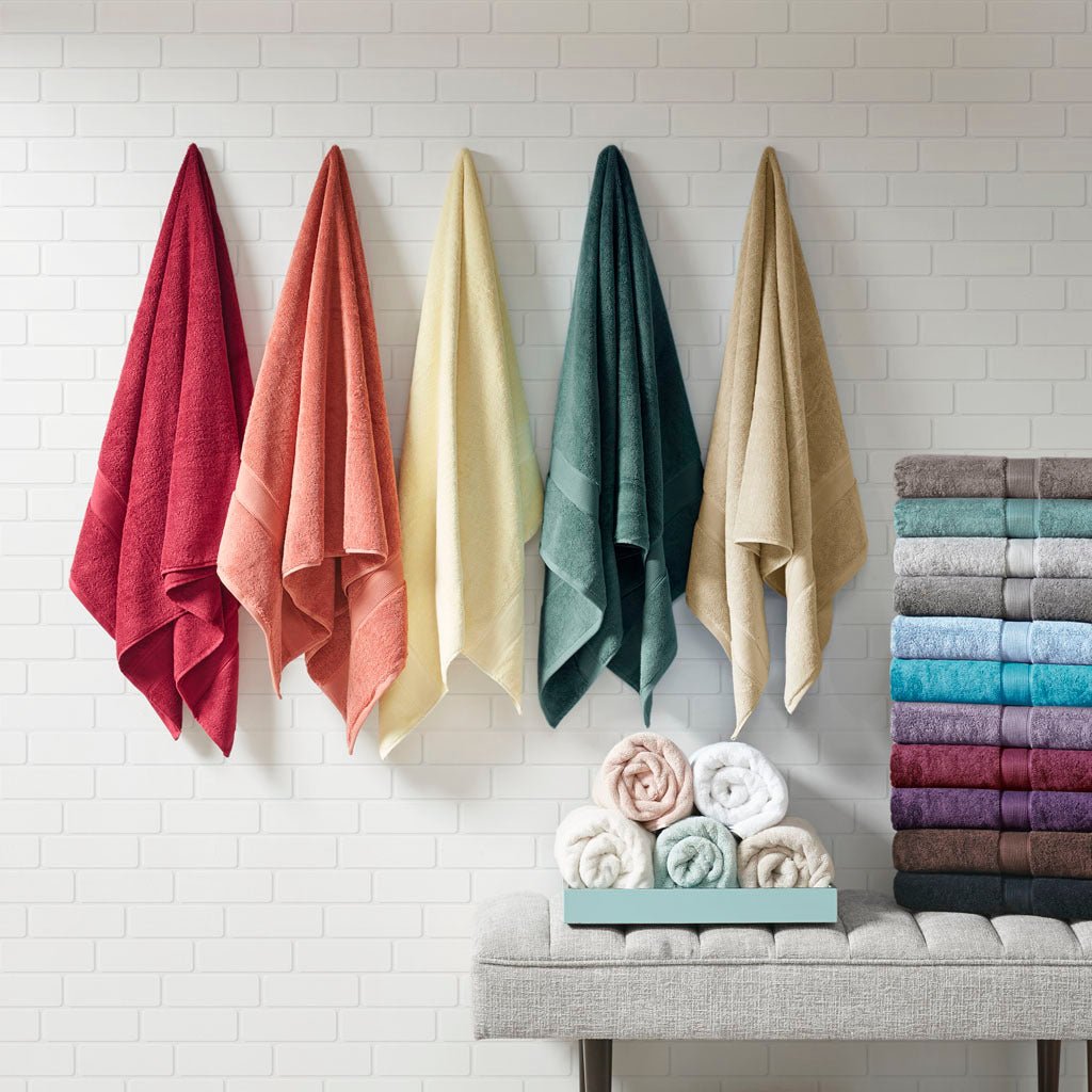 100% cotton 8 piece antimicrobial towel set - Tuesday Morning - Bath Towels