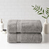 100% cotton bath sheet antimicrobial 2 piece set - Tuesday Morning - Bath Towels