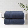100% cotton bath sheet antimicrobial 2 piece set - Tuesday Morning - Bath Towels