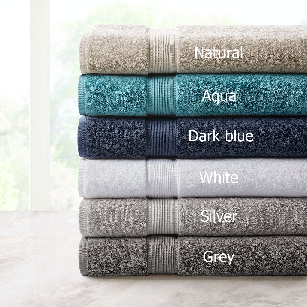 100% cotton bath sheet antimicrobial 2 piece set - Tuesday Morning - Bath Towels