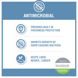 100% cotton bath sheet antimicrobial 2 piece set - Tuesday Morning - Bath Towels