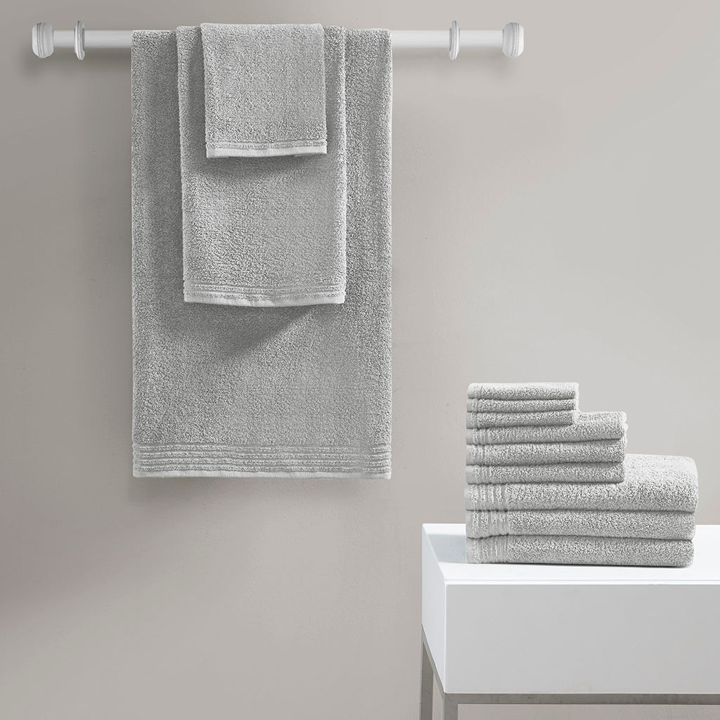 100% cotton quick dry 12 piece bath towel set - Tuesday Morning - Bath Towels