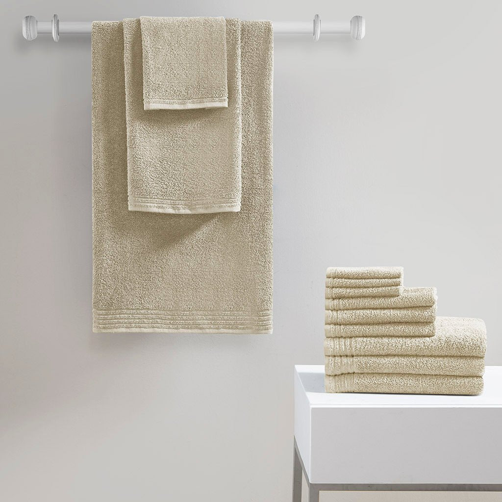 100% cotton quick dry 12 piece bath towel set - Tuesday Morning - Bath Towels