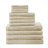 100% cotton quick dry 12 piece bath towel set - Tuesday Morning - Bath Towels
