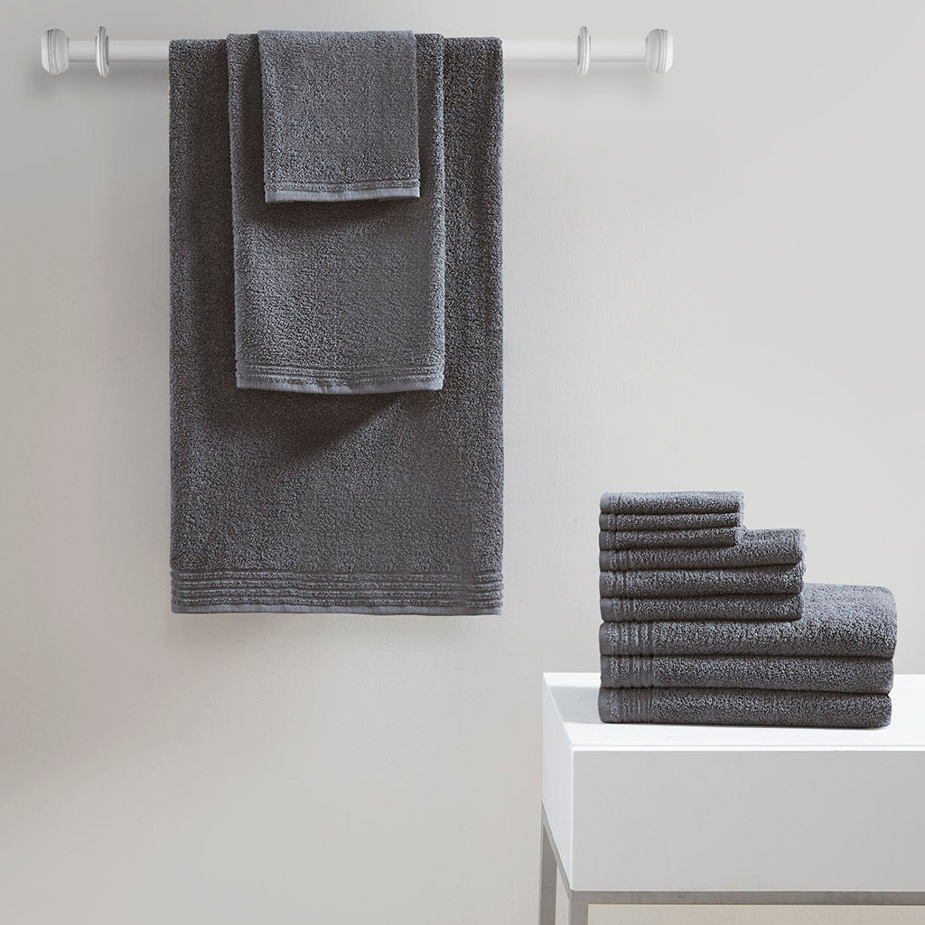 100% cotton quick dry 12 piece bath towel set - Tuesday Morning - Bath Towels