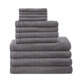 100% cotton quick dry 12 piece bath towel set - Tuesday Morning - Bath Towels