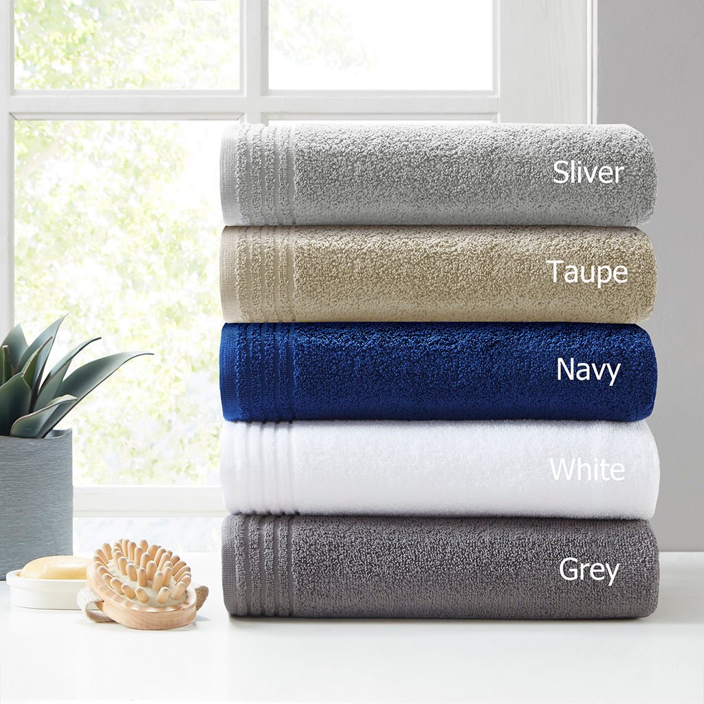 100% cotton quick dry 12 piece bath towel set - Tuesday Morning - Bath Towels