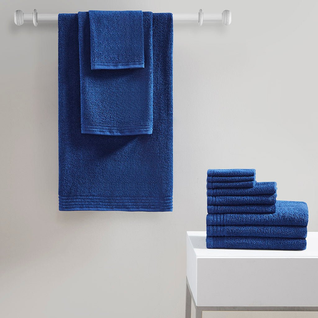 100% cotton quick dry 12 piece bath towel set - Tuesday Morning - Bath Towels