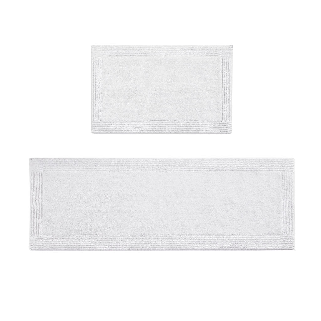 100% cotton tufted 3000 gsm reversible bath rug - Tuesday Morning - Bathroom Rugs