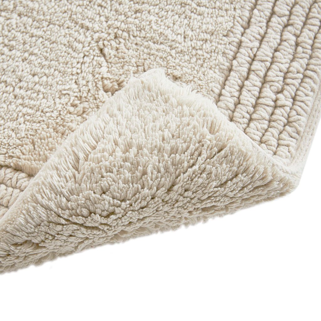 100% cotton tufted 3000 gsm reversible bath rug - Tuesday Morning - Bathroom Rugs