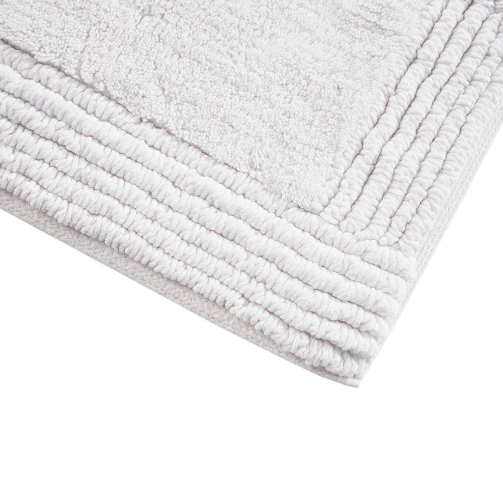 100% cotton tufted 3000 gsm reversible bath rug - Tuesday Morning - Bathroom Rugs