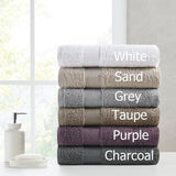 100% egyptian cotton 6 piece towel set