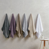 100% egyptian cotton 6 piece towel set