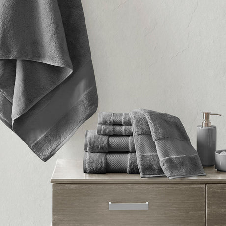 100% turkish cotton 6 piece bath towel set - Tuesday Morning - Bath Towels
