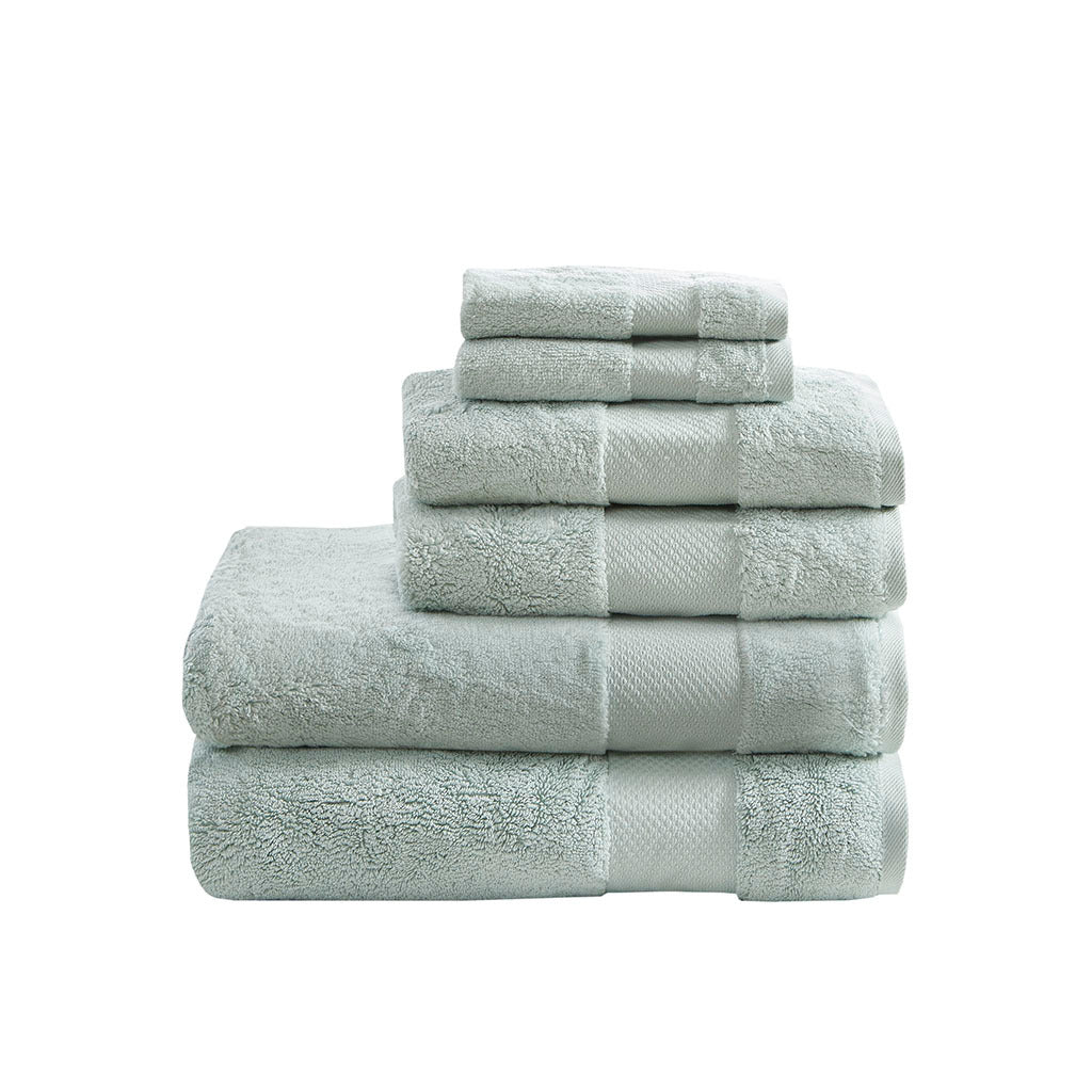 100% turkish cotton 6 piece bath towel set - Tuesday Morning - Bath Towels