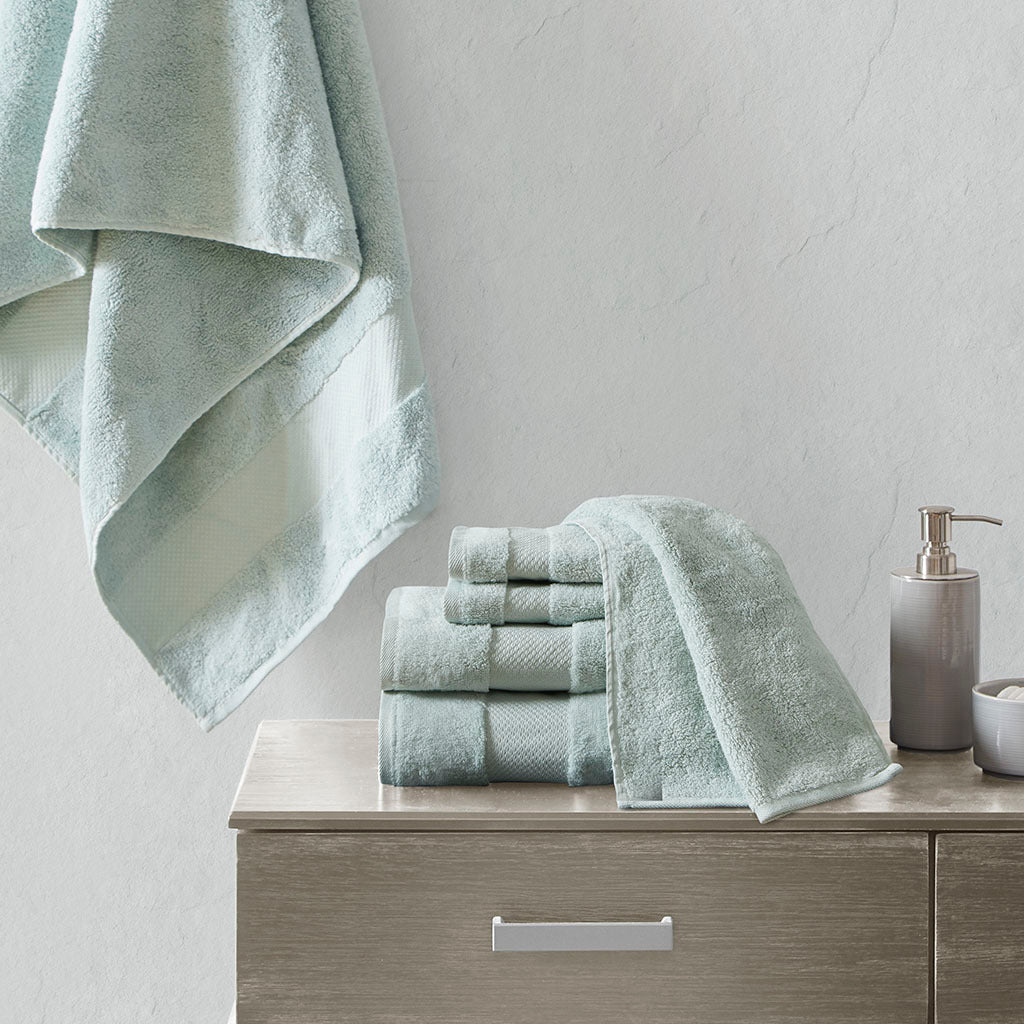 100% turkish cotton 6 piece bath towel set - Tuesday Morning - Bath Towels