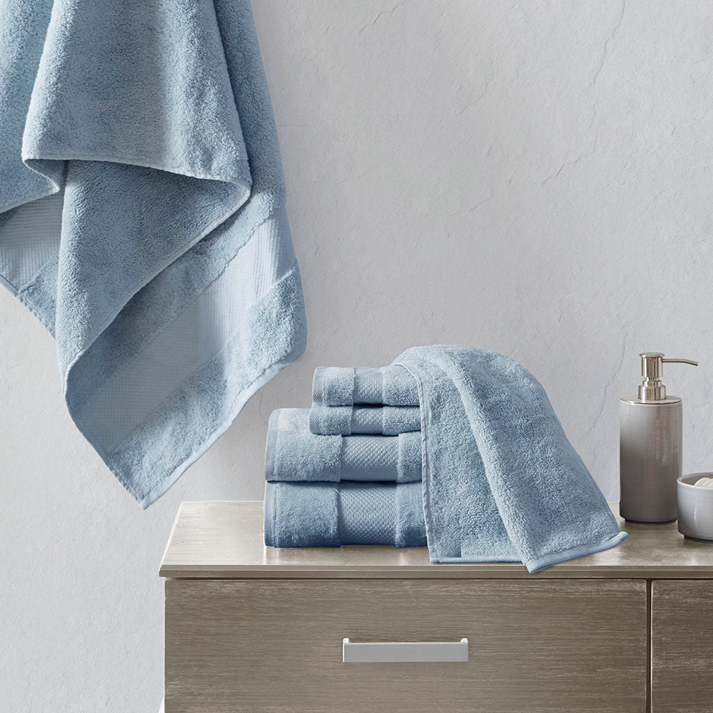 100% turkish cotton 6 piece bath towel set - Tuesday Morning - Bath Towels