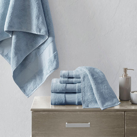 100% turkish cotton 6 piece bath towel set - Tuesday Morning - Bath Towels