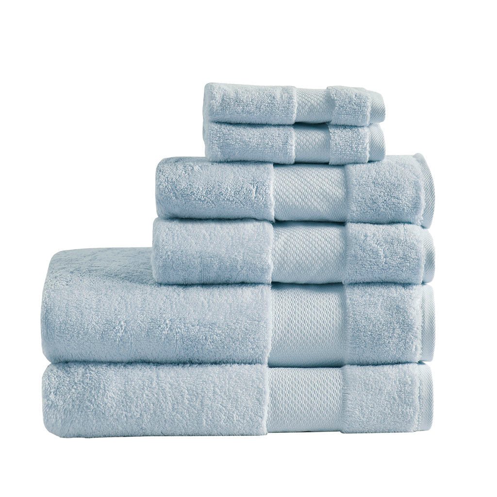 100% turkish cotton 6 piece bath towel set - Tuesday Morning - Bath Towels