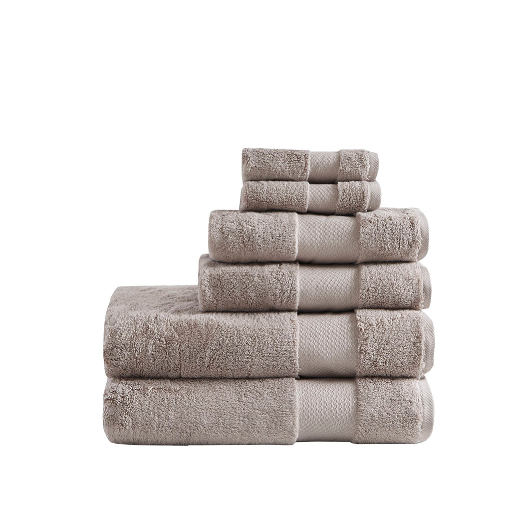100% turkish cotton 6 piece bath towel set - Tuesday Morning - Bath Towels