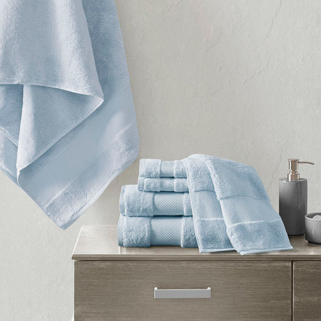 100% turkish cotton 6 piece bath towel set - Tuesday Morning - Bath Towels