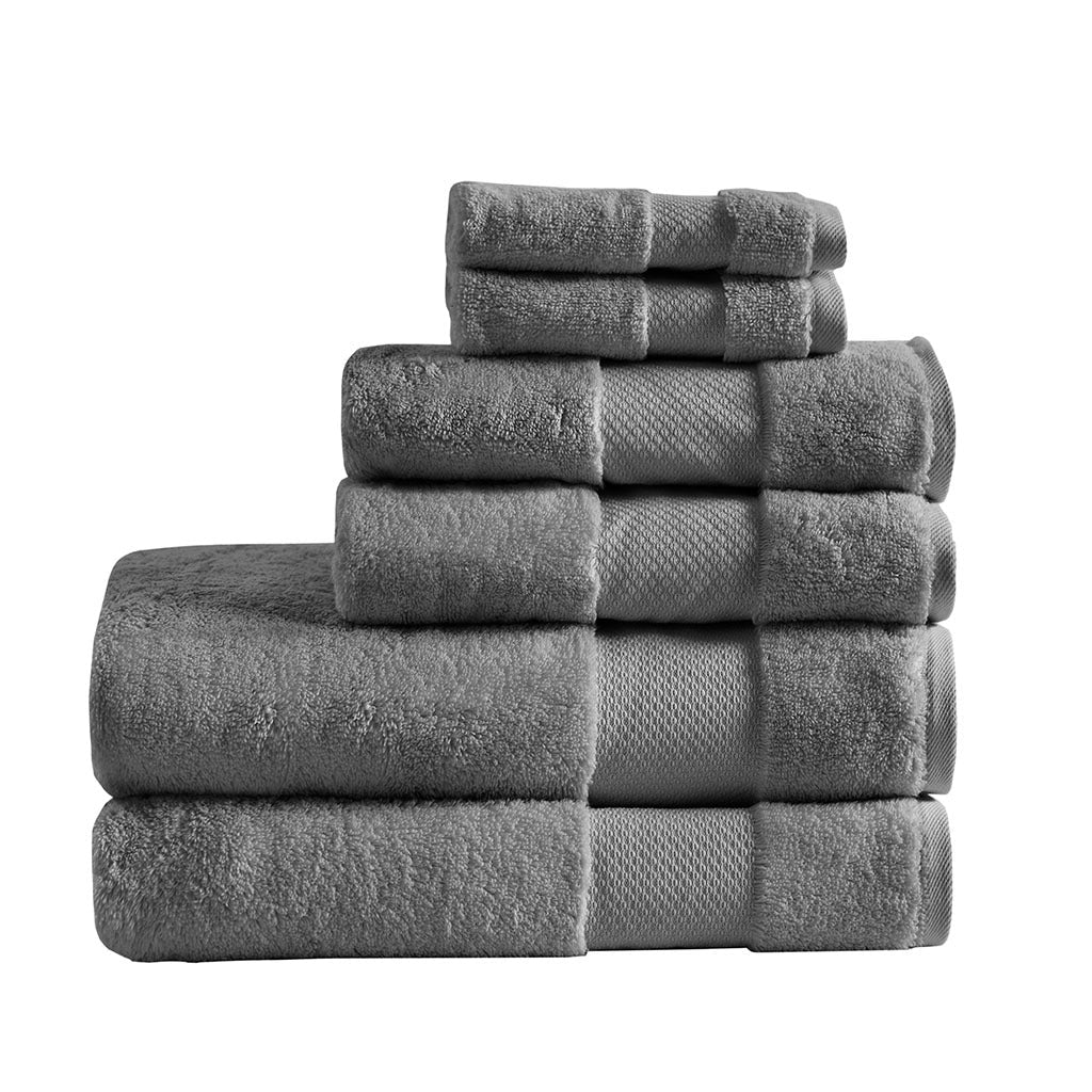 100% turkish cotton 6 piece bath towel set - Tuesday Morning - Bath Towels