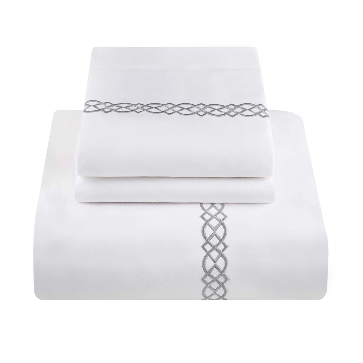 1000 Thread Count Egyptian Cotton Embroidered Duvet Cover Set - Egyptian Cotton Duvet Cover Set by Superior