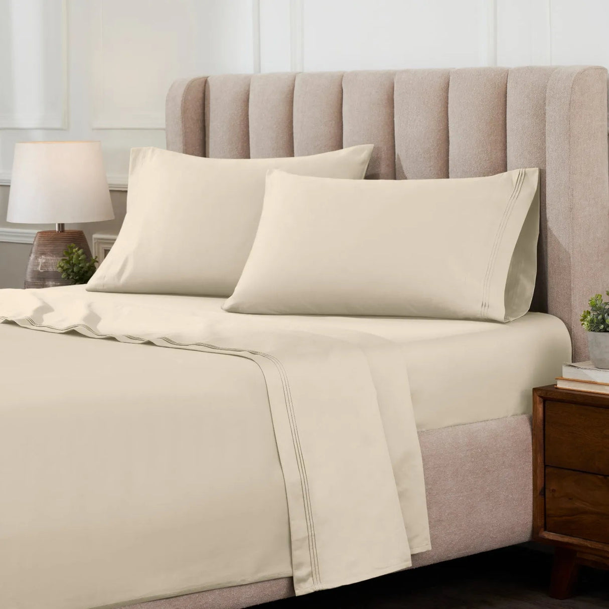 Egyptian Cotton 1000 Thread Count Extra Deep Solid Sheet Set - Egyptian Cotton Sheet Set by Superior