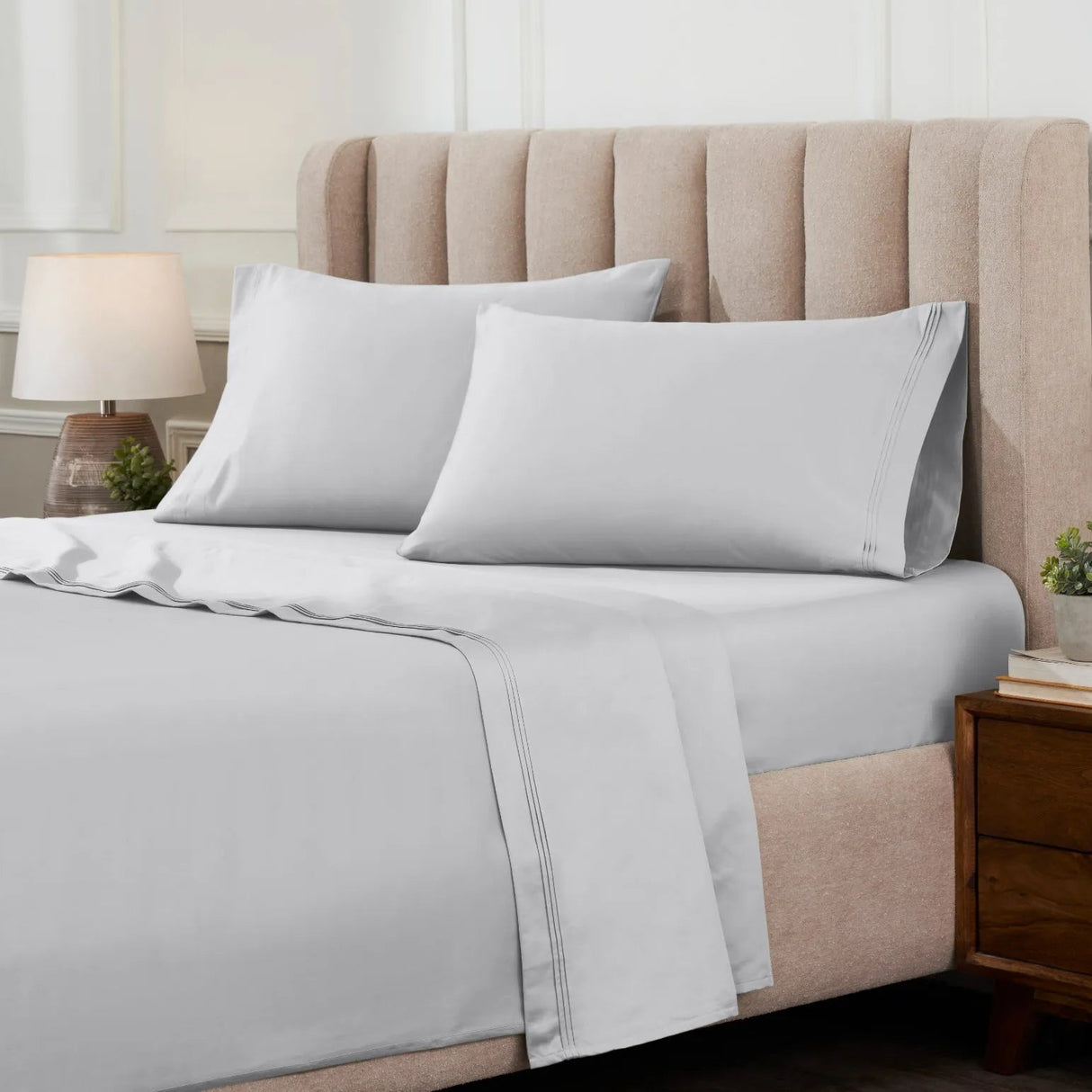 Egyptian Cotton 1000 Thread Count Extra Deep Solid Sheet Set - Egyptian Cotton Sheet Set by Superior