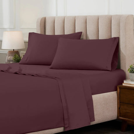Egyptian Cotton 1000 Thread Count Extra Deep Solid Sheet Set - Egyptian Cotton Sheet Set by Superior