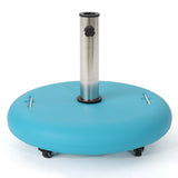 Wheelie umbrella base