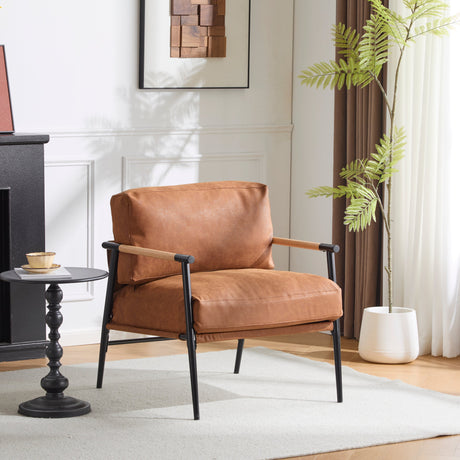 Portwyn Modern Accent Chair with Plush Cushions