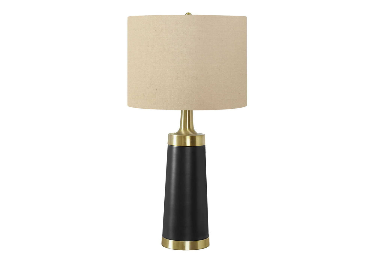Lighting Table Lamp Resin Contemporary - Black / Cream
