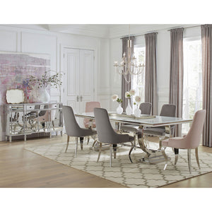 Luxury Upholstered Back Dining Chairs (Set of 2)