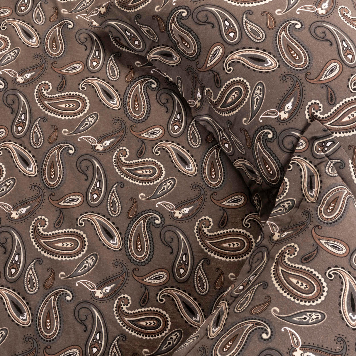 100% Cotton Flannel Paisley Luxury Duvet Cover Set - Duvet Cover Set by Superior Brand