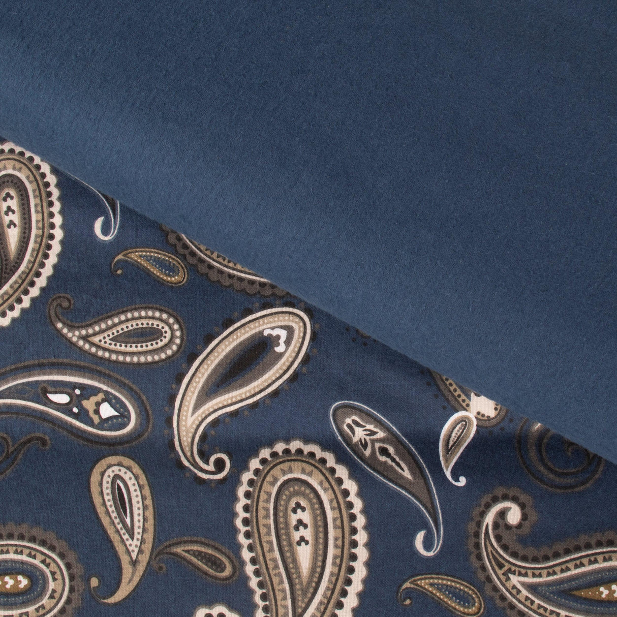 100% Cotton Flannel Paisley Luxury Duvet Cover Set - Duvet Cover Set by Superior Brand