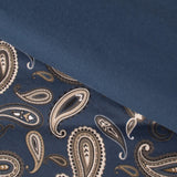 100% Cotton Flannel Paisley Luxury Duvet Cover Set - Duvet Cover Set by Superior Brand