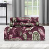 100% Cotton Flannel Paisley Luxury Duvet Cover Set - Duvet Cover Set by Superior Brand