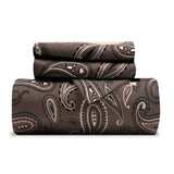 100% Cotton Flannel Paisley Luxury Duvet Cover Set - Duvet Cover Set by Superior Brand