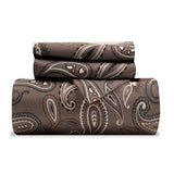 100% Cotton Flannel Paisley Luxury Duvet Cover Set - Duvet Cover Set by Superior Brand